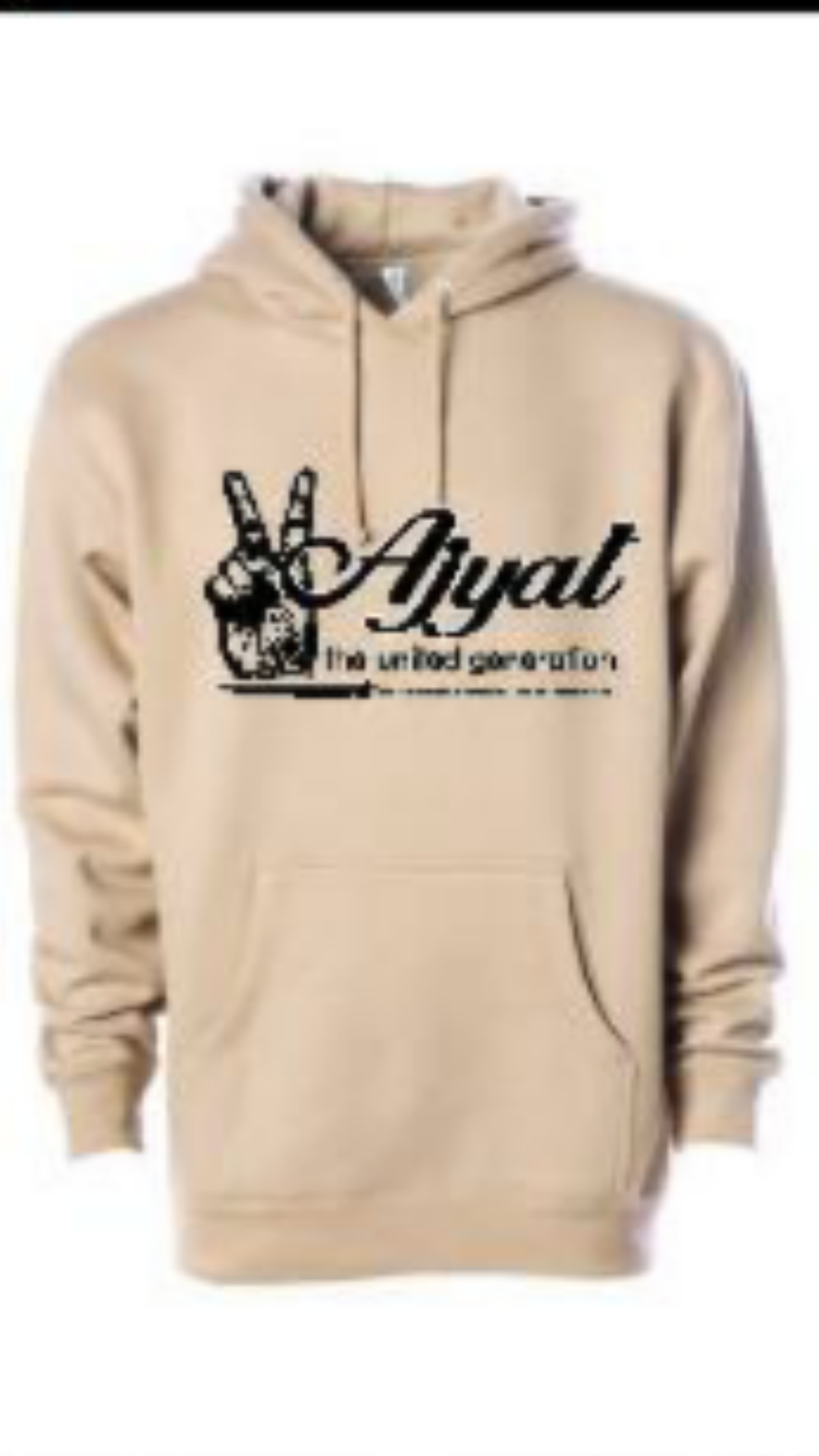 Ajyal peace pull over Hoody